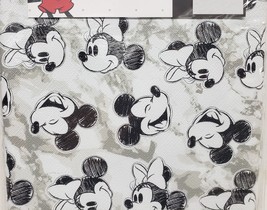 Peva Vinyl Flannel Back Tablecloth, 60&quot;x84&quot;Oblong,MICKEY &amp; Minnie Mouse Faces,Bb - £14.79 GBP