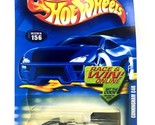 2002 Hot Wheels Collector #156 CUNNINGHAM C4R Blue w/Chrome 5 Spoke Whee... - $3.91