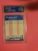1987 FLEER Barry Bonds #604 - PSA 8 (NM-MT) image 2