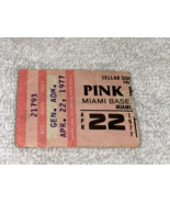 PINK FLOYD 1977 TICKET STUB MIAMI FLORIDA ROGER WATERS DAVID GILMOUR Eph... - $74.98