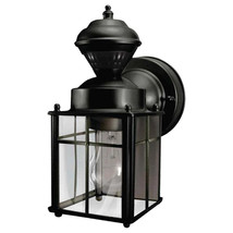 Hampton Bay 9.5 in 50-Deg Bayside Motion Sensing Wall Light Lantern Matt... - $668.15 MXN