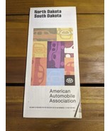 Vintage 1979-80 AAA North Dakota South Dakota Travel Brochure Map - $16.98 CAD