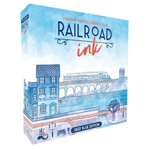 Horrible Guild Railroad Ink: Deep Blue Edition - Roll Dice and Draw Railways and - £31.92 GBP