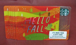 Starbucks 2018 HELLO FALL Gift Card New with Tags - £2.92 GBP
