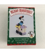 Hallmark Merry Miniatures Mickey Express Train #3 Minnie&#39;s Luggage Car V... - $18.76