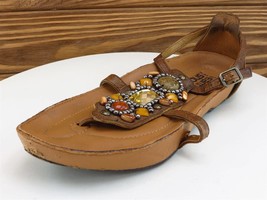 Kalso Earth Shoe Size 6.5 M Women Sandal Gladiator Brown Leather Enchant - £22.68 GBP