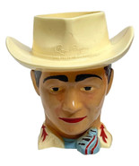 vintage ROY ROGERS KING OF THE COWBOYS Hard Plastic MUG F &amp; F MOLD 1950s - $20.19 CAD