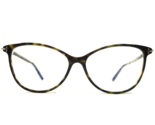 Tom Ford Eyeglasses Frames TF5616-F-B 052 Brown Tortoise Gold Cat Eye 54... - £191.78 GBP