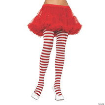 Tights striped red white - $449.44 MXN