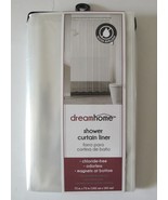 DreamHome Shower Curtain Liner White PEVA 72 x 72 - $8.14 CAD