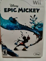 Disney Epic Mickey (Nintendo Wii, 2010) Complete w/ Game Disc, Manual, Case - £3.92 GBP