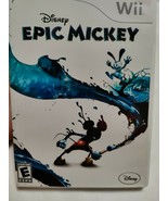 Disney Epic Mickey (Nintendo Wii, 2010) Complete w/ Game Disc, Manual, Case - £3.95 GBP