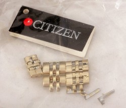 CITIZEN Wrist Watch band parts Gold Tone bracelet sizing links for EQ0142-50D - £14.10 GBP