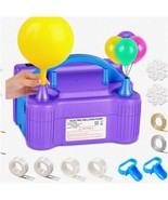 PartyPro Electric Balloon Pump - Dual Nozzle Inflator Blower with Arch S... - $86.51 CAD