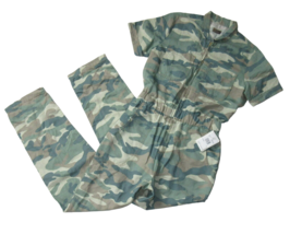 NWT Mother The Zippy Ankle Jumpsuit in Blue Green Camo Camouflage M $325 - £71.25 GBP