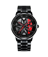 Men's Brake Disc Waterproof  Reloj Hub Skeleton Luminous Real Spinning - $225.00