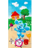 Blues Clues Think Blue Beach Towel Measure 28 x 58 Inches - £12.95 GBP