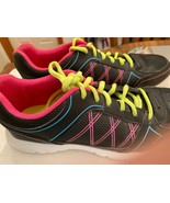 Sintetico Womens Athletic Black Sneakers size 9 M Excellent - €29,92 EUR