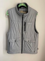 Boulder Gear Men’s Size Medium Gray Full Zip Puffer Vest Jacket Outdoor ... - $23.30