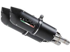 GPR Exhaust BMW K1600GT 2017-2020 Pair Homolog Slip-On Furore EVO4 E4 Nero - £737.93 GBP