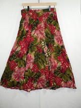 Jessica Scott Women&#39;s Skirt Size Large Elastic Waist Floral Vintage Long... - £11.81 GBP