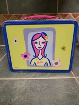 Barbie Tin Lunch Box Mattel Clip/Thermos 1999 My Special Things VTG - $12.16