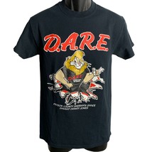 DARE Person County Crewneck T Shirt S Black Double Sided Sheriffs Office... - $18.53