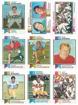 1973 Topps Vintage Football NFL #9-#99 U-Pick Ex. - £0.93 GBP