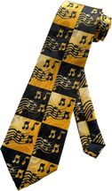Steven Harris Mens Music Notes G Clef Score Symbols Band Concert Performer - $14.80