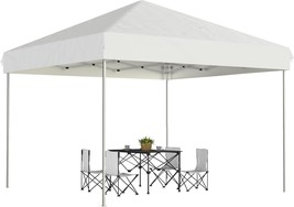 Pop Up Canopy Tent Outdoor Canopy Heavy Duty, White, 10X10Ft/No Side Wall - $110.99