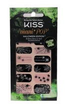 KISS Mani POP Halloween Edition Glow-in-the-Dark 16 Nail Accents NEW 85905 - $6.99