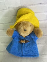VTG Paddington Puppet by Sears Kids Gifts Yellow Hat Blue Coat Jacket - £30.47 GBP