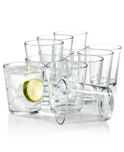 Martha Stewart Essentials 12-Pc. Small 13 oz Glass Tumblers Set NEW - £23.69 GBP