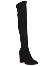 Wild Pair Womens Bravy Over-The-Knee Stretch Boots Black Size 6M (No Box) B4HP - £23.55 GBP