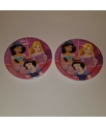 NEW 2 Pk Disney Princess 7&quot; Paper Plate Lot Birthday Jasmine Snow White ... - £6.57 GBP
