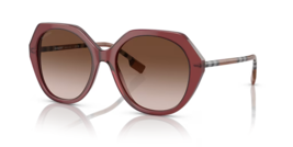 Burberry Vanessa Womens Sunglasses BE4375 401813 Brown Gradient Geometri... - $1,483.59 MXN