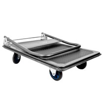 Folding Platform Truck, Heavy Duty Flat Bed Trolley Sack Barrow Cart Hig... - £76.21 GBP