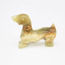 Onyx Teckel Chien Figurine - $33.65