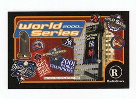Postcard -RARE Radio Shack World Series -2000 To 2002 With HOLOGRAM-BK30 - £1.94 GBP