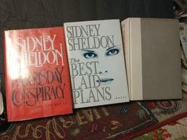 Lot of 3 Sidney Sheldon , HC, Books The Doomsday, The Best Laid Plans, If Tomorr - £7.00 GBP
