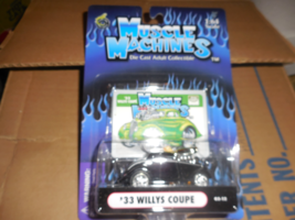 Muscle Machines Adult Collectible &quot;&#39;33 Willys Coupe&quot; Black Mint / Sealed... - £3.24 GBP