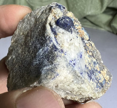 Lapis Lazuli small mineral specimen on matrix crystal cluster @ Afghanistan - £7.91 GBP