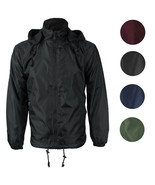 LAX Men&#39;s Premium Water Resistant Security Reversible Jacket With Remova... - £37.85 GBP