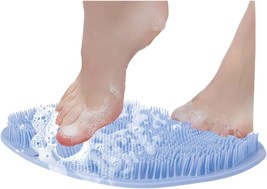 BAOZMINAN Shower Foot and Back Scrubber with Suction Cups,Wall Mounted Back Mass - £13.58 GBP