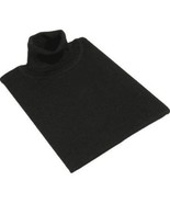 Men PRINCELY Turtle neck Sweater From Turkey Soft Merino Wool 1011-80 Black - $1,312.68 MXN