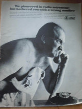 AT&amp;T Grumpy Man Print Magazine Advertisement 1967 - £10.38 GBP