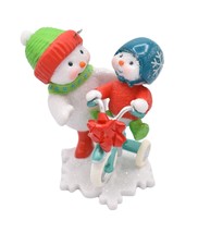 Hallmark Keepsake Ornament 2020, Making Memories Snowmen Trying Out the Trike - £14.78 GBP