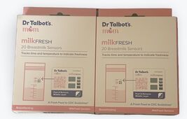 Dr Talbot's MilkFresh Breastmilk Sensors Lot of 2 New 40 total - $9.89