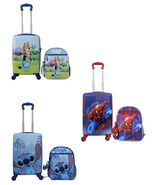 New Kid’s Licensed 2 Pc Luggage Set, Choice Bluey/Spiderman/Stitch 12”Wx... - $2,567.25 MXN