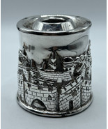 Authentic Sterling Silver Zadok Israel Shabbat Candle Stick Holder 925 S... - £50.84 GBP